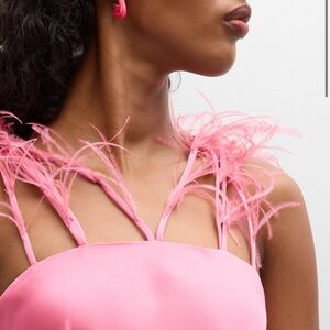 Cult Gaia Karosi Feather Dress